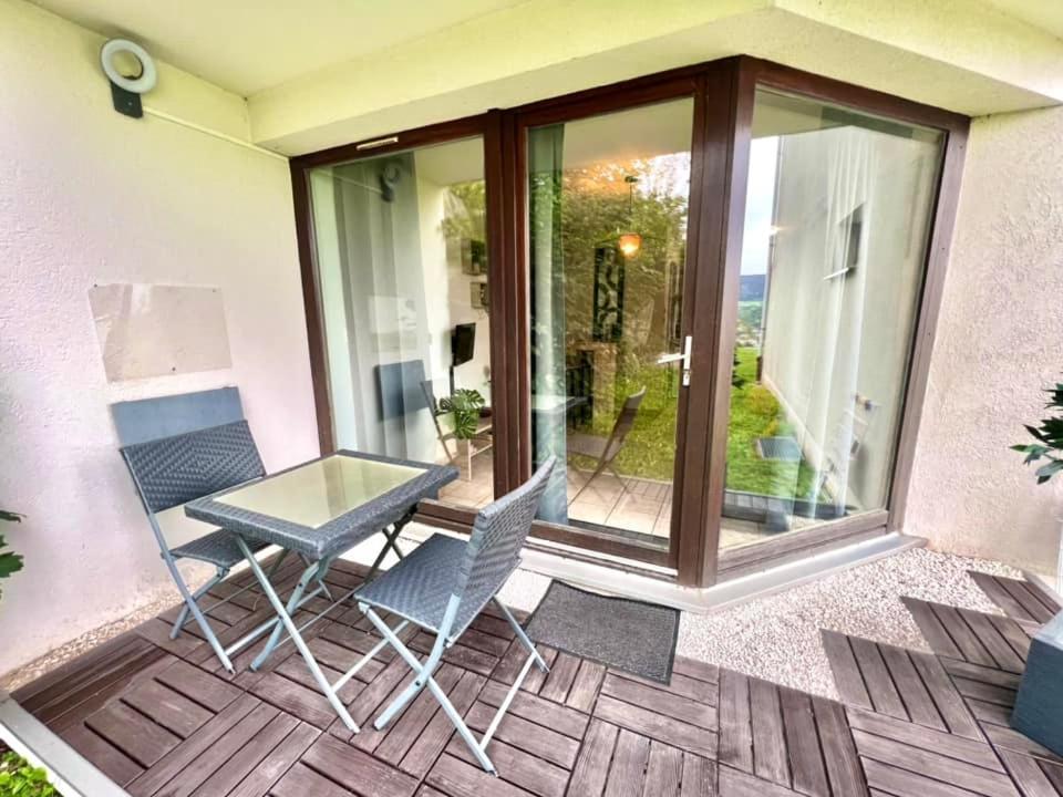 Joli Studio Cosy, Vue Magnifique Et Terrasse Privee Gérardmer Esterno foto